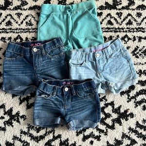 Children’s Place shortie short court size 6 slim x 2